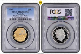2013 20C Platypus - Partial Gilt PR69DCAM