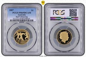 2007 $1 Surf Lifesaving PR69DCAM