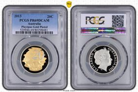 2013 20C Platypus - Partial Gilt PR69DCAM