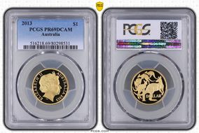 2013 $1 PR69DCAM
