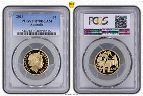 2013 $1 PR70DCAM