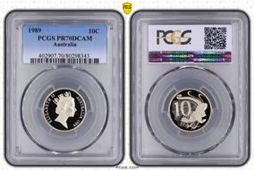 1989 10C PR70DCAM