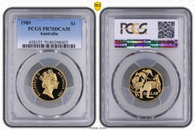 1989 $1 PR70DCAM