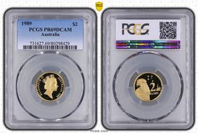 1989 $2 PR69DCAM
