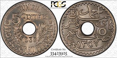 AH1357-1938 5C Lec-93 MS67