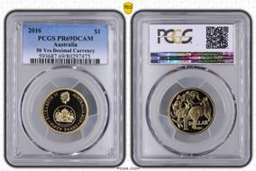 2016 $1 50 Yrs Decimal Currency PR69DCAM