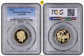 2015 $1 PR70DCAM