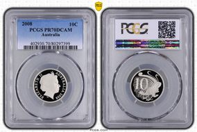 2008 10C PR70DCAM