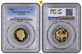 2008 $1 PR69DCAM