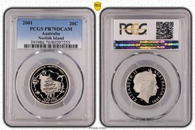 2001 20C Norfolk Island PR70DCAM
