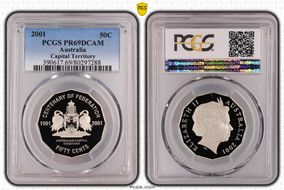2001 50C Capital Territory PR69DCAM