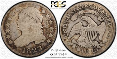 1823/2 10C JR-2, Large Es G6