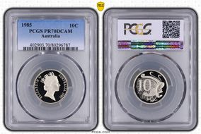 1985 10C PR70DCAM