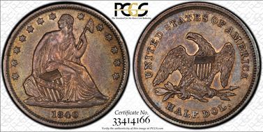 1840 50C WB-1 RPD Rev of 1839 AU50