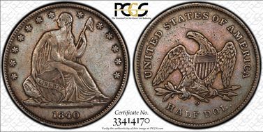 1840-O 50C WB-7 XF40