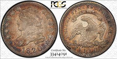 1820 10C JR-7 Small 0 VF30