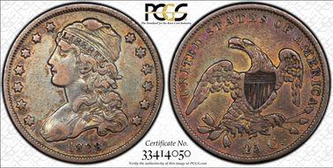 1838 25C Browning 1 VF35