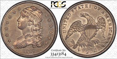 1832 25C Browning 1 AU55