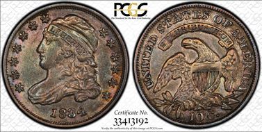 1834 10C JR-5 Large 4 XF45
