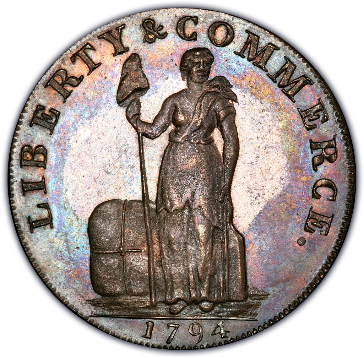 PCGS 钱币信息| 认证编号#21984998 - 1794 The United States of