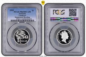 1993 $1 Landcare Ag Segmented Reeding PR69DCAM