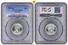 1962(m) Shil KM-59  Ag MS66+