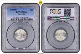 1961(m) 6D MS66