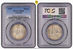 1910 Florin MS64