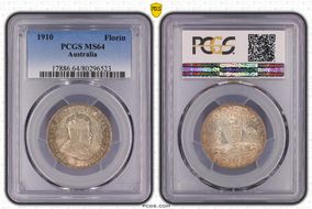1910 Florin MS64