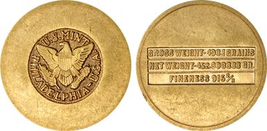 (1945-46) £4 KM-34  Au AU58