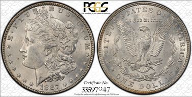 1887 $1 MS63
