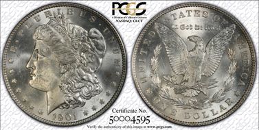 1901 $1 MS64