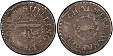 1783 MD 1S Chalmers, Long Worm VF20