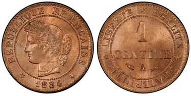 1884-A 1C Gad-88 F-104 MS66RD