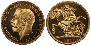 1911 £2 S-3995 PR64CAM