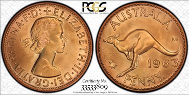 1963 Y. (p) 1D PR66RD