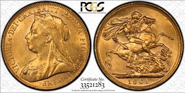 1901-P Sov S-3876 MS62