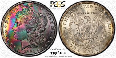 1884-O $1 MS65+