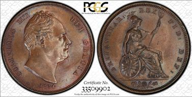1834 1D S-3845 MS64BN