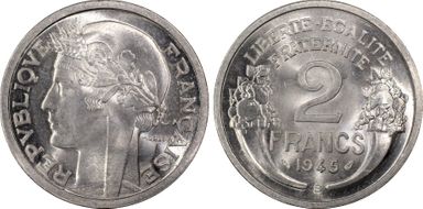 1945-B 2 Fr Gad-538a F-269 MS64