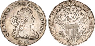 1799 $1 XF40