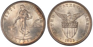 1903 50C KM-167  Ag MS64