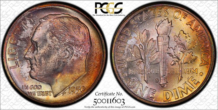 Cert 50011603 - Coin Image