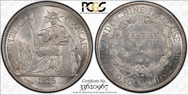 1926-A Piastre Lec-302 AU58