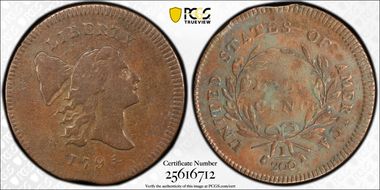 1795 1/2C C-6b VF25BN