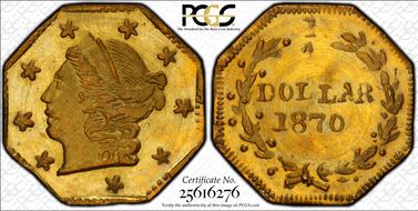 1870 G25C BG-713 MS67