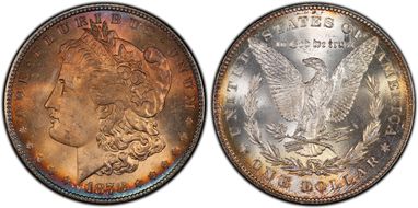 1878 7TF $1 Reverse of 1878 MS65