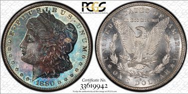 1880-S $1 MS62