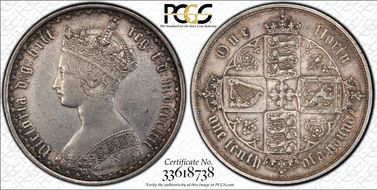 1853 Florin S-3891 AU53