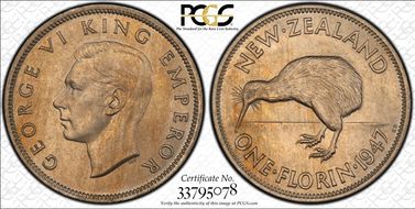 1947 Florin MS64